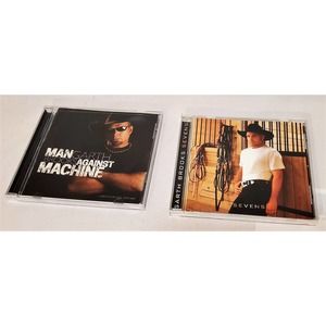 Garth Brooks 2 CD's Sevens and Man Against Machine Limited Black Edition